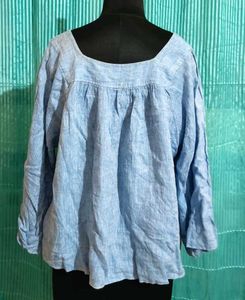 BOGO 🎁 Buy One Get 1🎁XXL Blue Square Neck Top