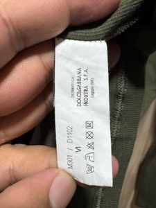 Dolce &amp; Gabbana Olive Green Long Sleeve Underwear