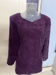 Plus Size Full Glitter One Piece Kurti