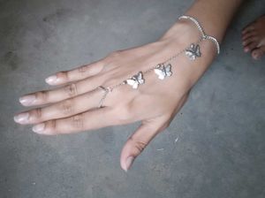 Butterfly Hand Chain & Bangles