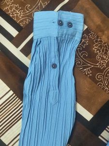 Brand New Blue Textured Shirt By Campus Sutra