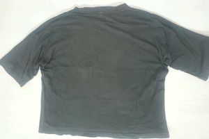 Black &#34;Cruelest Little Bear&#34; Graphic Tee