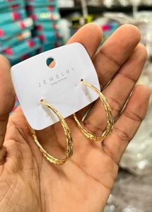 Anti Tarnish Hoops Eaarings