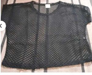 Black Chrochet Top