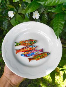 Handmade Clay Fish Magnets