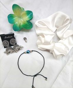 Desi Girl Accessories Combo 🌷🕊🐚✨