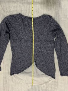 Cute Top with Butterflies &amp; High Low Pattern