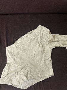 Khaki Long Sleeve Button Down