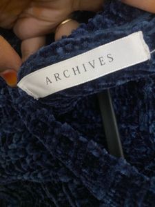 Blue Knit Sweater