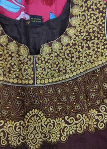 brown Anarkali Dress🤎✨