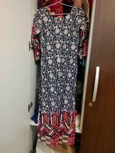 Mirror Work Embroidered Kurta Set