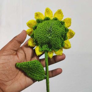 Handmade Crochet Sunflower