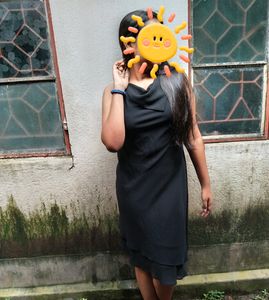 Virgo Black Party Dress