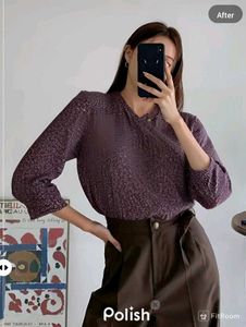 New With Tag Floral Kurti Korean Top