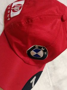 Red BMW Hat