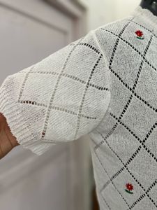 Floral Knit Cardigan