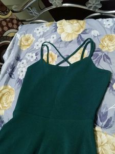Green Skater Dress