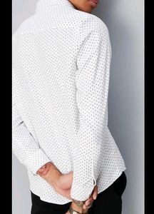 White Polka Dot Shirt