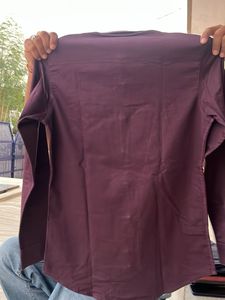 Burgundy Casual Shirt
