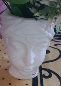 Plastik Pot Lady Face Me