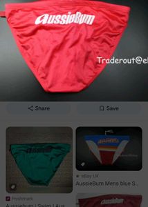 AussieBum Red Swim Briefs