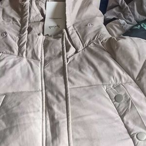 Beige Puffer Jacket