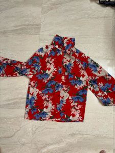Red Floral Shirt
