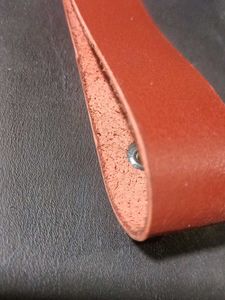 Nameplate Keychain|Leather Keyring