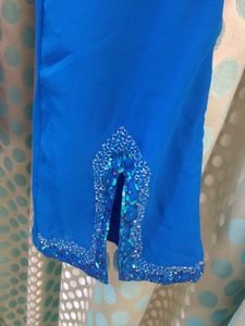 Georgette 30 Chest Top Palazzo And Dupatta