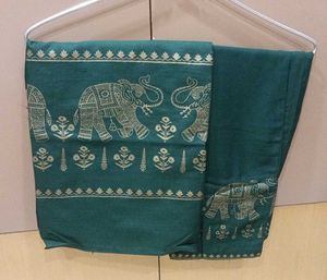 Exclusive Rayon Cotton Foil-Printed Kurta Set