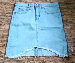 Light Wash Denim Skirt (Not Worn/Unused)