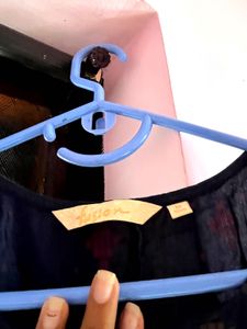 Blue Embroidered Used Top