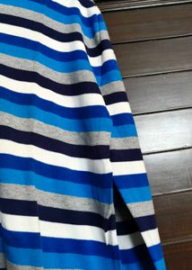 Baleno Men Striped Cotton Knit Sweater
