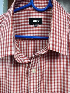 max Red Checked Shirt