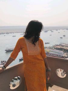 Orange Kurta