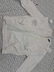 White Casual Top