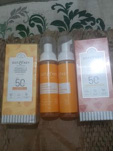 2 Sunscreen+2face Wash
