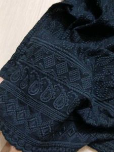 Black Paisley Print Top