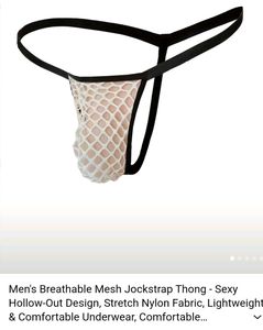 Mesh Jockstrap Thong