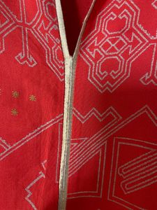 Coral Red Printed Kurta from (W)18 (xxxl)