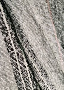 Striped Scarf with Fringes