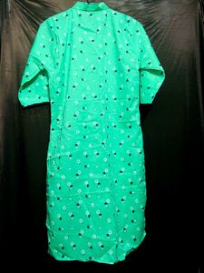 Green Floral Print Kurti