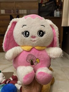 Cute Pink Bunny Plush Toy