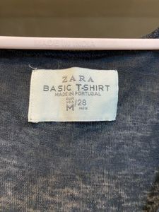 Black Zara Basic Tee