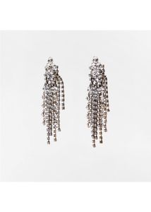 Brand New Zara Studded Dangler Earring For Party