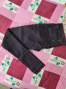 Wine Colour Denim Jeans