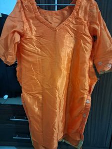 Elegant Orange Suit Set