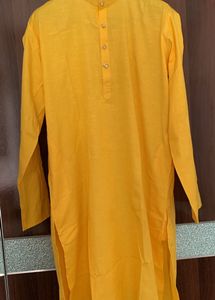 Men Yellow Kurta