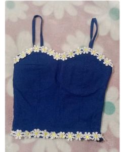 2 Tops Combo Black And Navy Blue