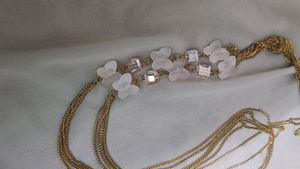 Butterfly Long Necklace With Free Earrings
